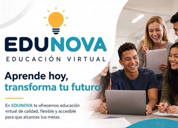 Estudiante aprendiendo en EDUNOVA